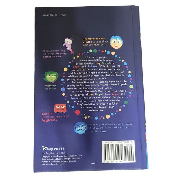 Disney Inside Out / driven by emotions book - Picture 2 of 5